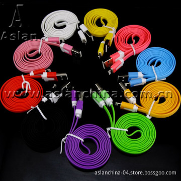 High Quality Color 8pin Charger and Data Cable for iPhone 5 (ACM-013-01)